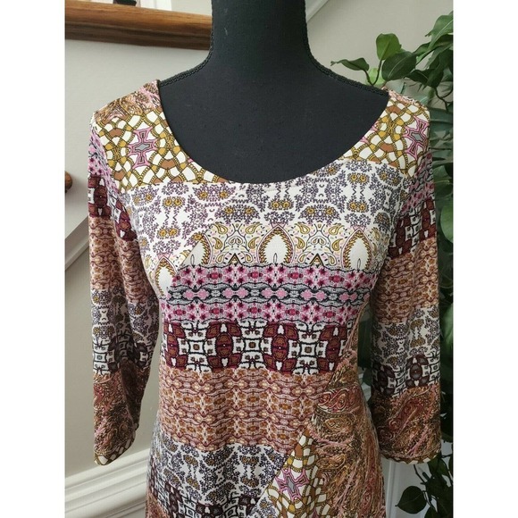 New Directions Petite Women Floral Midi Dress PM - Picture 6 of 10